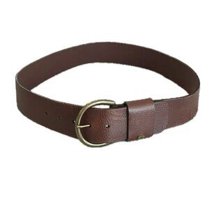 VTG LAUREN RALPH LAUREN BROWN BELT 9101539-208 ITALIAN LEATHER BOHO GRUNGE3’wide
